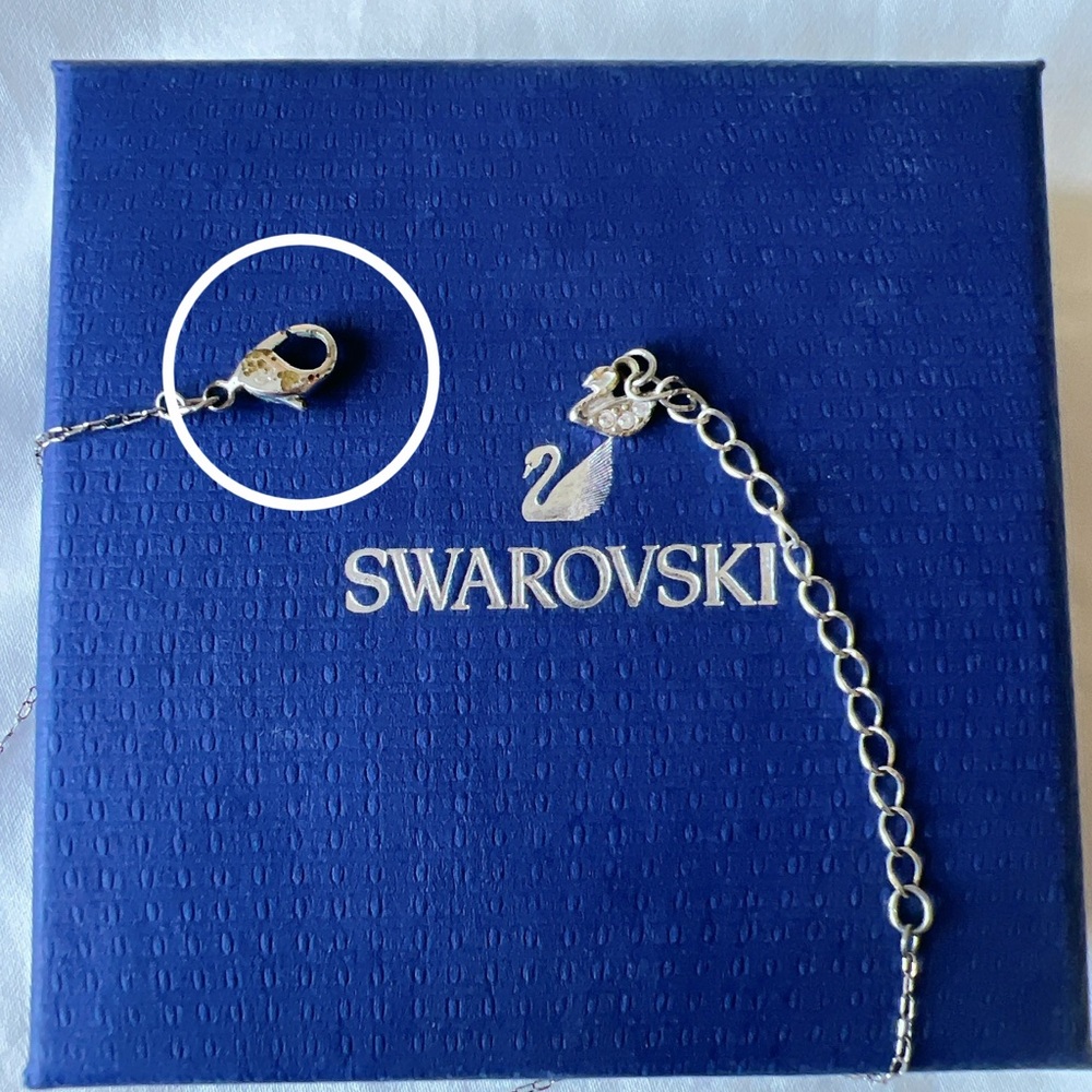 Swarovski Jewelry Attract Round Necklace White Rhodium Plating - Picture 11 of 15